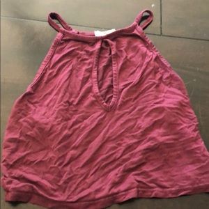 Halter crop top